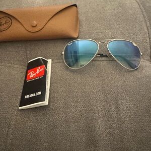Ray-Ban Blue Aviator Sunglasses